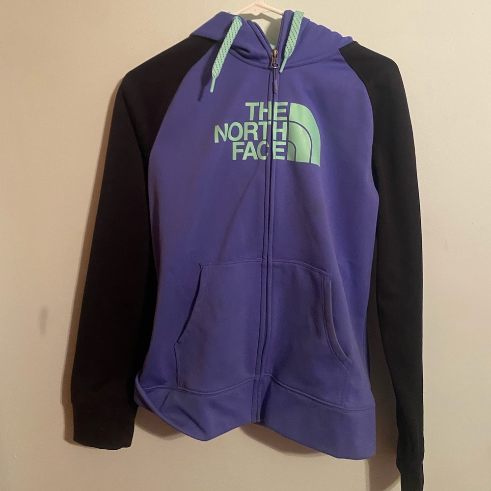 North face zip up jacket